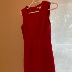 NWT Diane von Furstenberg Carpreena Mini Dress - Scarlet Red - Size 10
